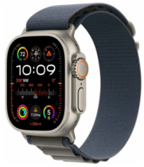 Смарт-часы Apple Watch Ultra 2 GPS + Cellular 49mm Titanium Case with Blue Alpine Loop - Large (MREQ3/MRFD3)