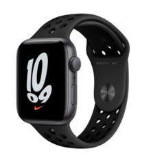 Смарт-годинник Apple Watch Nike SE GPS 44mm Space Gray Alum. Case w. Ant./Black Nike S. Band (MKQ83)