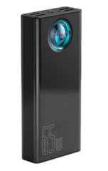 Внешний аккумулятор (павербанк) Baseus Amblight Digital Display Quick Charge 65W 30000mAh Black (PPLG-A01, PPLG000101)