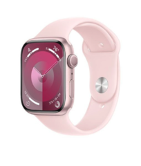 Смарт-годинник Apple Watch Series 9 GPS 45mm Pink Aluminum Case w. Light Pink S. Band - S/M (MR9G3)