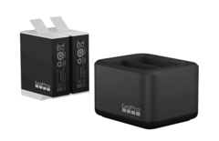 Двойное зарядное устройство + Аккумулятор 2 шт. GoPro Dual Battery Charger + battery Enduro 2 pcs for HERO11/10/9 (ADDBD-211)